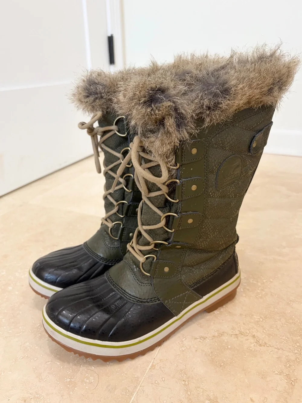 Sorel Tofino II Waterproof Winter Boot Peatmoss New Size 7